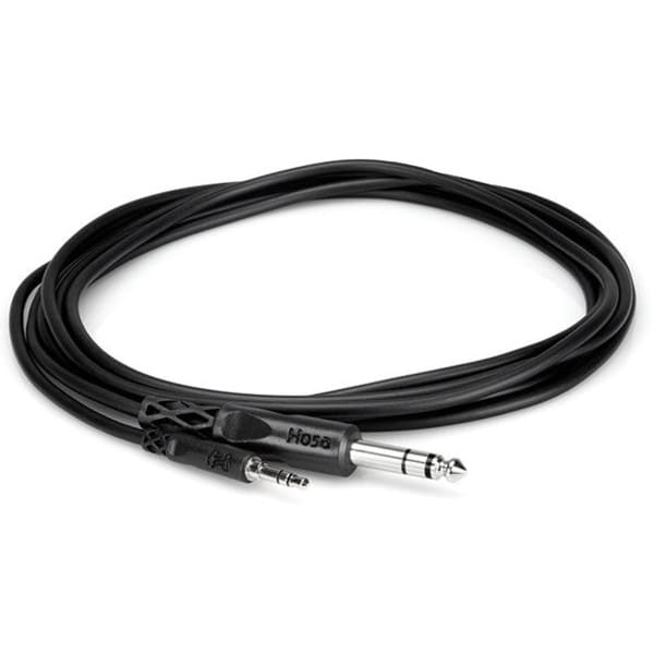 Main product image for Hosa CMS-110 3.5mm TRS to 1/4" TRS Stereo Interconn 241-9008